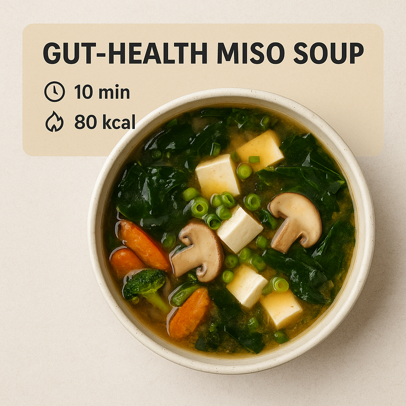 healthy miso soup for healthy life. it consist of high protein and other ingredients that contain high value for your health